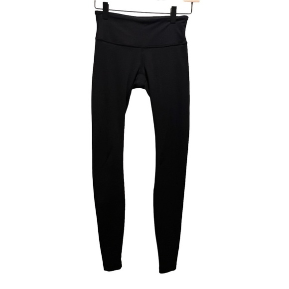 Lululemon Black Wunder Under Pant Size 2 Activewear Yoga - Picture 3 of 11